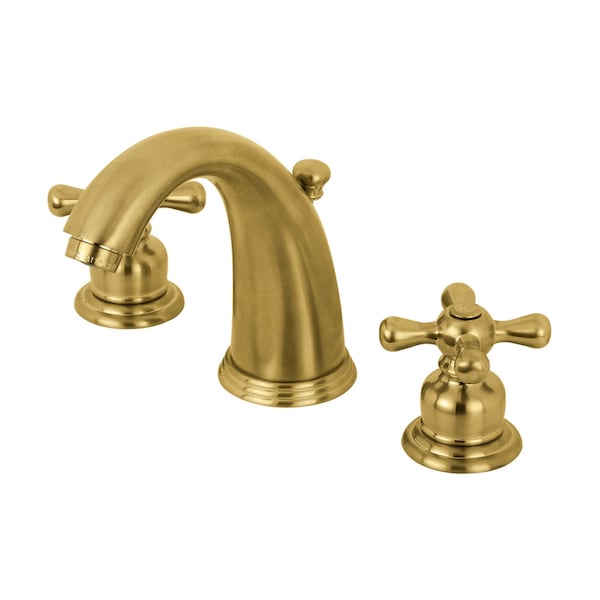 KB987AXSB Victorian 2-Handle 8" Widespread Bathroom Faucet, Brass